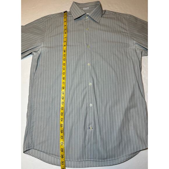 Banana Republic Fitted Woven in Italy French Cuff Dress Shirt Mens 16-16.5 L - Picture 3 of 6